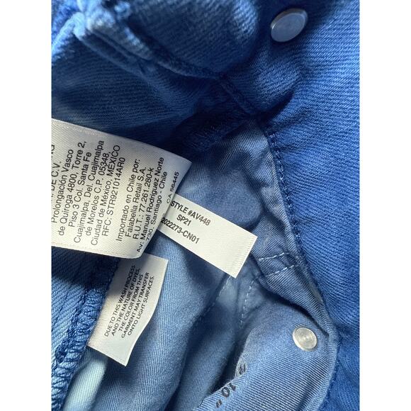 J crew 10 inch vintage straight tie dye bleached raw hem jeans womens 27 boho - Picture 7 of 12